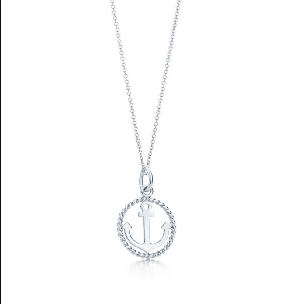 Tiffany & Co twist anchor necklace